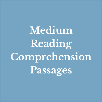 Lesson 5: Medium Reading Comprehension Passages